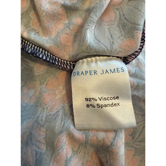 Draper James Midi Floral Elastic Waist Skirt Flowy Swingy size Large - Picture 7 of 7